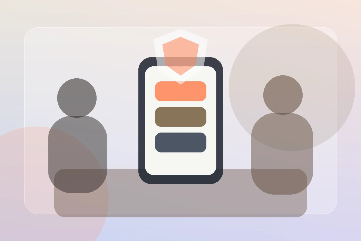 Diskret online dating på mobil i roligt nordisk hjem uden synlige logoer