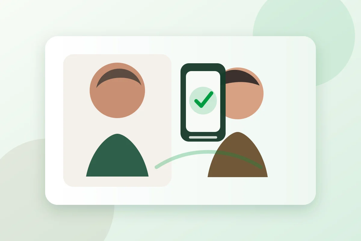 Moden single bruger dating app i roligt skandinavisk hjemmemiljø